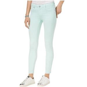 Seven7 Seafoam Green Skinny Easy Fit Jean Womens Plus 18 Mid Rise Stretch Denim